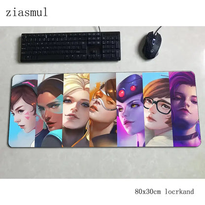 Overwatch Gaming-Mauspad Aestheticism 800x300x3mm Notebook-Mausmatte Gaming-Mousepad Cartoon-PC-Schreibtischunterlage-Mausmatte