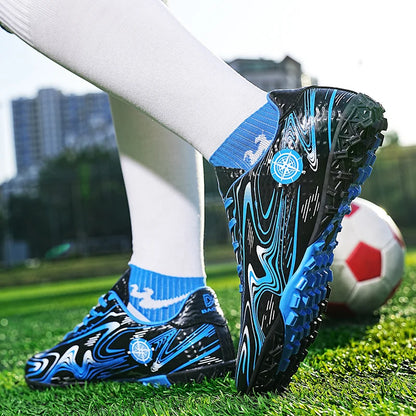 Chaussures de Football basses pour hommes, crampons de Football professionnels pour enfants en plein air, baskets d'entraînement sur gazon de haute qualité, chaussures de Sport, nouvelle collection