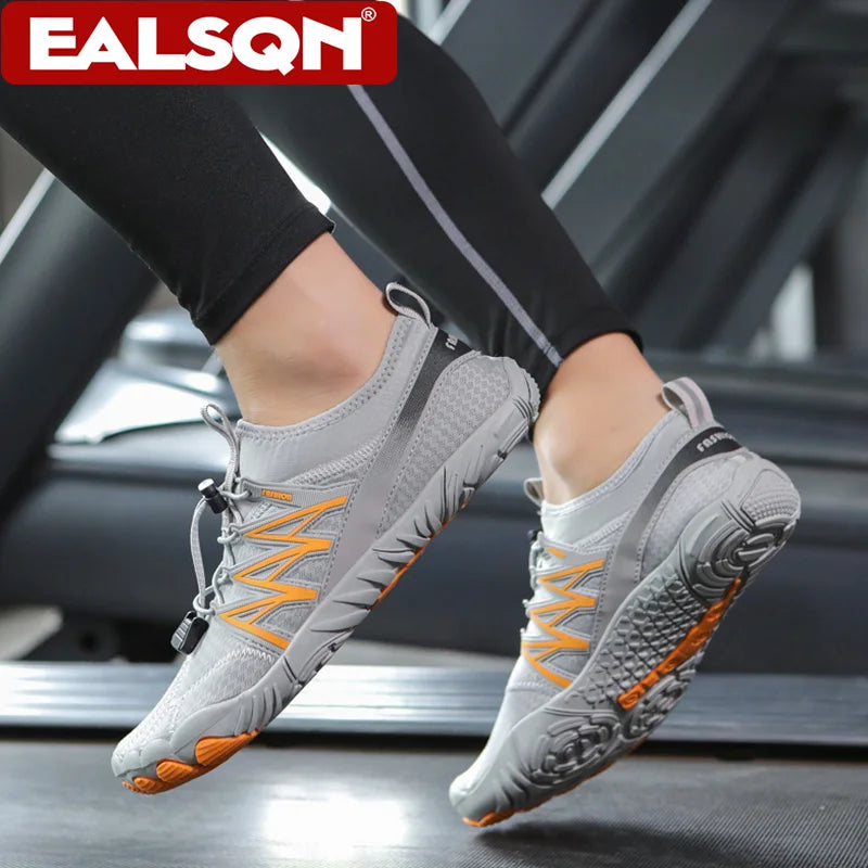 Outdoor Lightweight Men's Training Running Barefoot Shoes, Quick-Dry Swimming Water Shoes, Sport Gym Fitness Jogging Sneakers