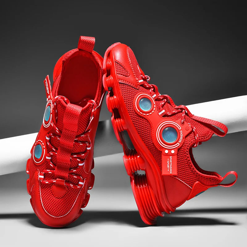 Men's Basketball Shoes Breathable Cushioning Non-Slip Wearable Running Shoes Gym Training Athletic Basketball Sneakers for Men