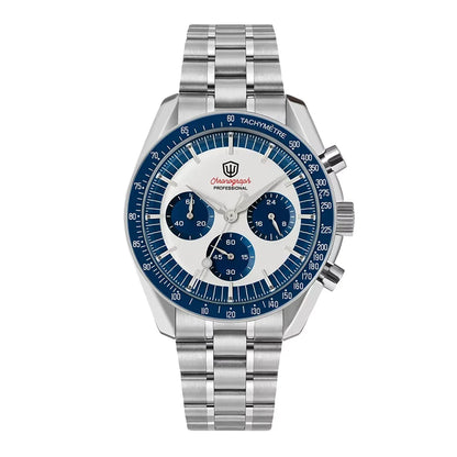 Watchdives New Wd1863 Quarz-Herrenuhr VK63 Chronograph Bubble-Saphirglas Wasserdicht 39Mm Stahl Top-Marke Luxus-Business-Uhr