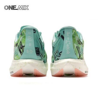ONEMIX Sapatilhas de Corrida de Maratona em Nylon Carbon Board, Alívio de Impacto, Suporte Estável Profissional, Ressalto Ultraligeiro