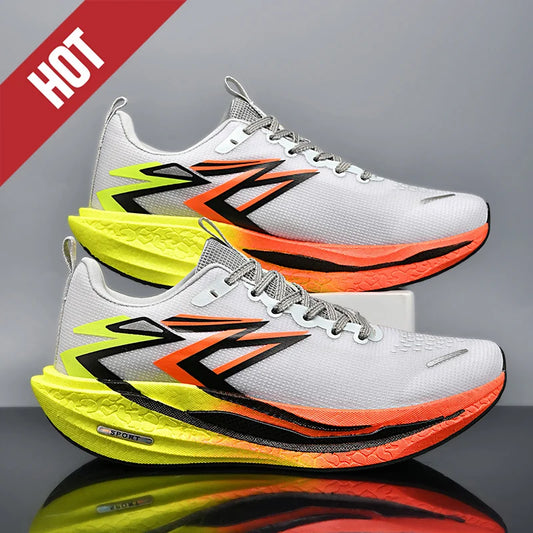 2026 New Men's Sports Running Shoes, Marathon-Ready, Breathable, Lightweight, Comfortable Women's Athletic Sneakers, Jogging Tennis Air Cushion