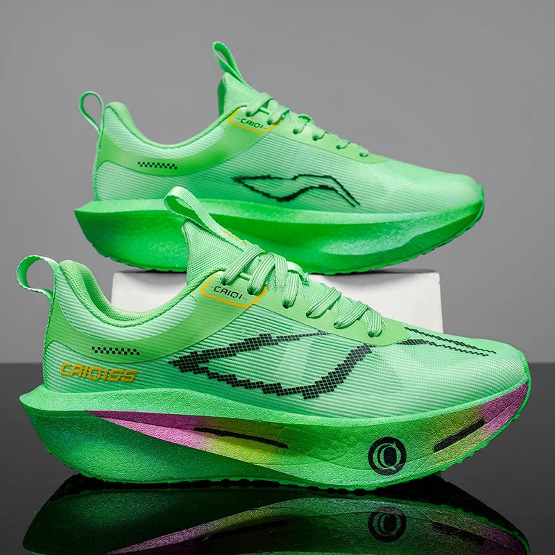 Scarpe da running con piastra in carbonio per maratona, uomo e donna, sportive, traspiranti, leggere, comode, da atletica e outdoor