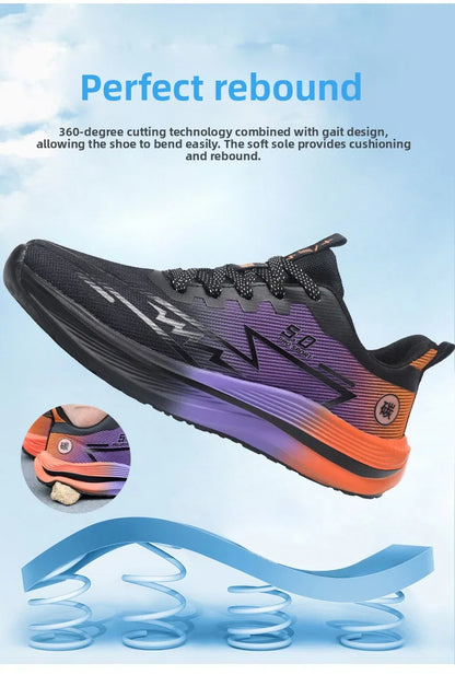 Unisex Lightweight Breathable Running Shoes Sporty Casual Low Top Flat Laced Footwear for Men And Women in Various Colors