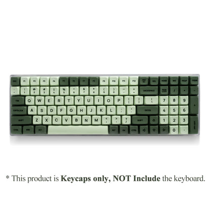 Set di keycap XDA PBT da 125 tasti Matcha Green per tastiera meccanica a 61/64/68/75/87/98/104/108 tasti per Cherry/Gateron/Otemu/Kailh