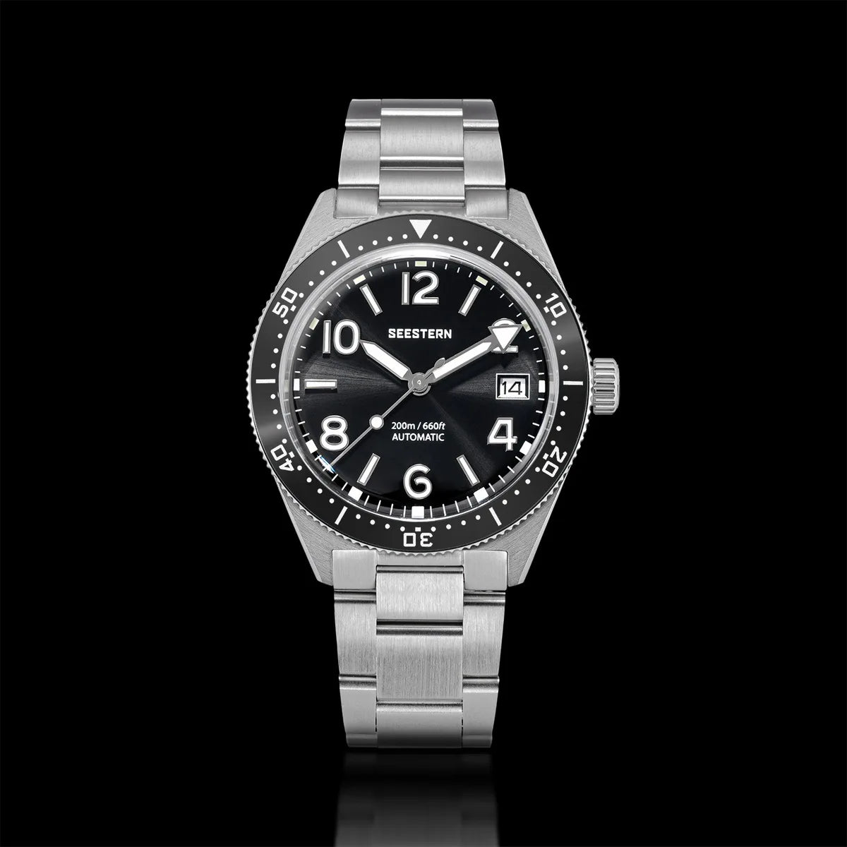 Sugess Diving Watch for Men Automatic Mechanical Wristwatches 20ATM Waterproof Sapphire NH35A Movement BGW9 Luminous New S434-2