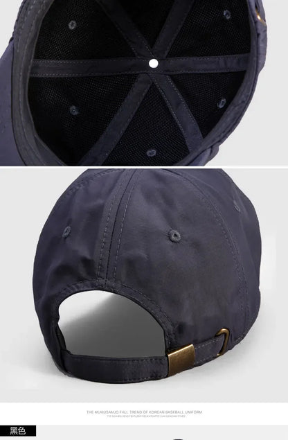 Brand Oohmy Baseball Cap Small&Big Head Oversize XXL Quick Dry Breathable Hat Plus Size Adjustable Soft Top Cap 56-60cm 60-63cm