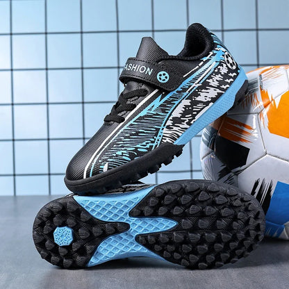 Chaussures de football pour hommes, légères, antidérapantes, crampons de football TF, chaussures de sport pour garçons, chaussures de terrain synthétique, chaussures de futsal pour l'extérieur, chaussures de sport.
