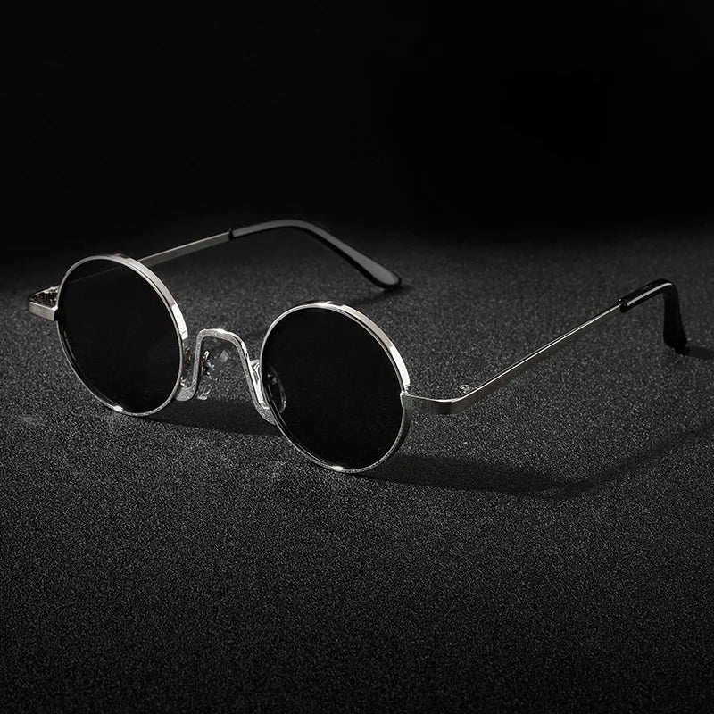 Design Retro Round Frame Sunglasses For Men Polarized UV400 Women Causal Driving Glasses Accessories