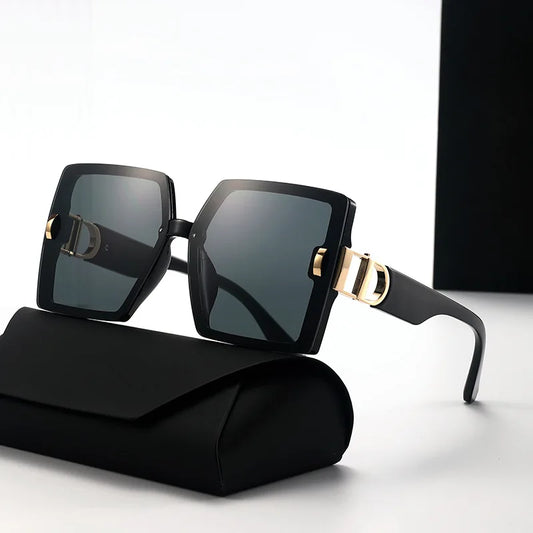 2025 new high-end large frame D-mill sunglasses for women(DS-25022)
