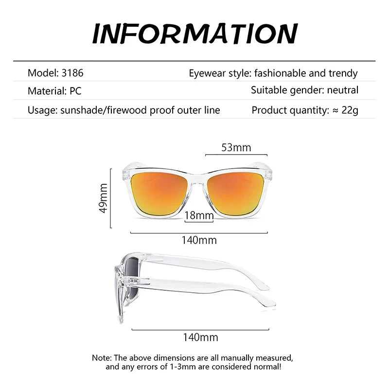 KLASSNUM 2026 Sunglasses Man Anti-uv Sun Glasses Coating Lens Driving Fishing UV 400 Protection Outdoor Sports Shades New In