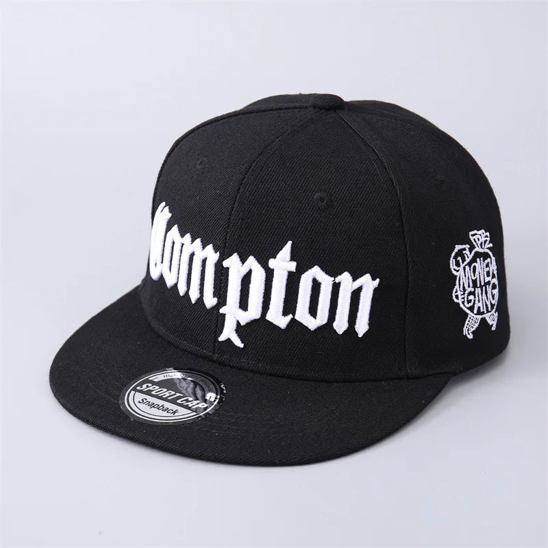 Cross-border Hot Selling in Europe and AmericaComptonBaseball Cap Korean Style Personality Hip-Hop Flat Brim Camouflage Hat