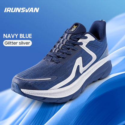IRUNSVAN 2026 Original Air Cushion Running Shoes Fitness Jump Exercise Breathable Sports Shoes Men's Walking Shoes