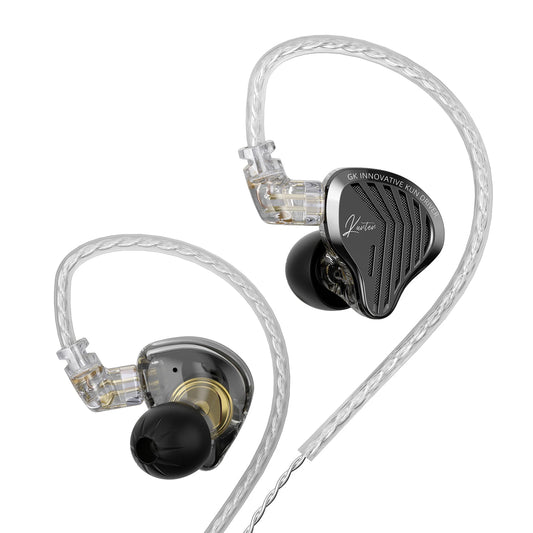 GK KUNTEN Earphones New Generation Dynamic Driver Unite Headsets Hifi Music Earbuds DJ Headphones