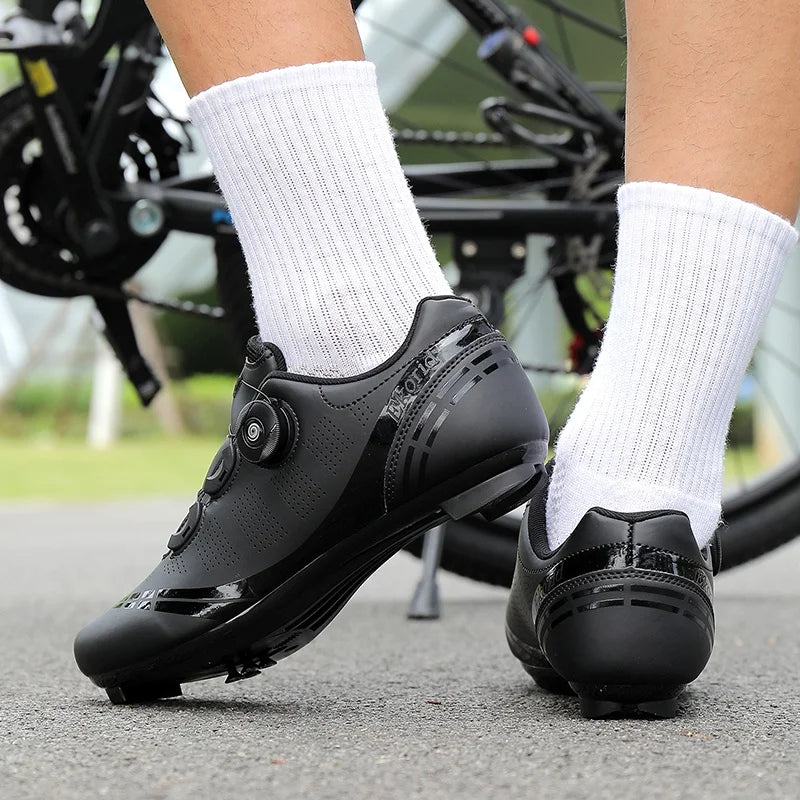 Scarpe da mountain bike MTB da uomo, traspiranti, antiscivolo, ad alta rigidità, adatte per gare su strada all’aperto e percorsi fuoristrada in montagna 37-46