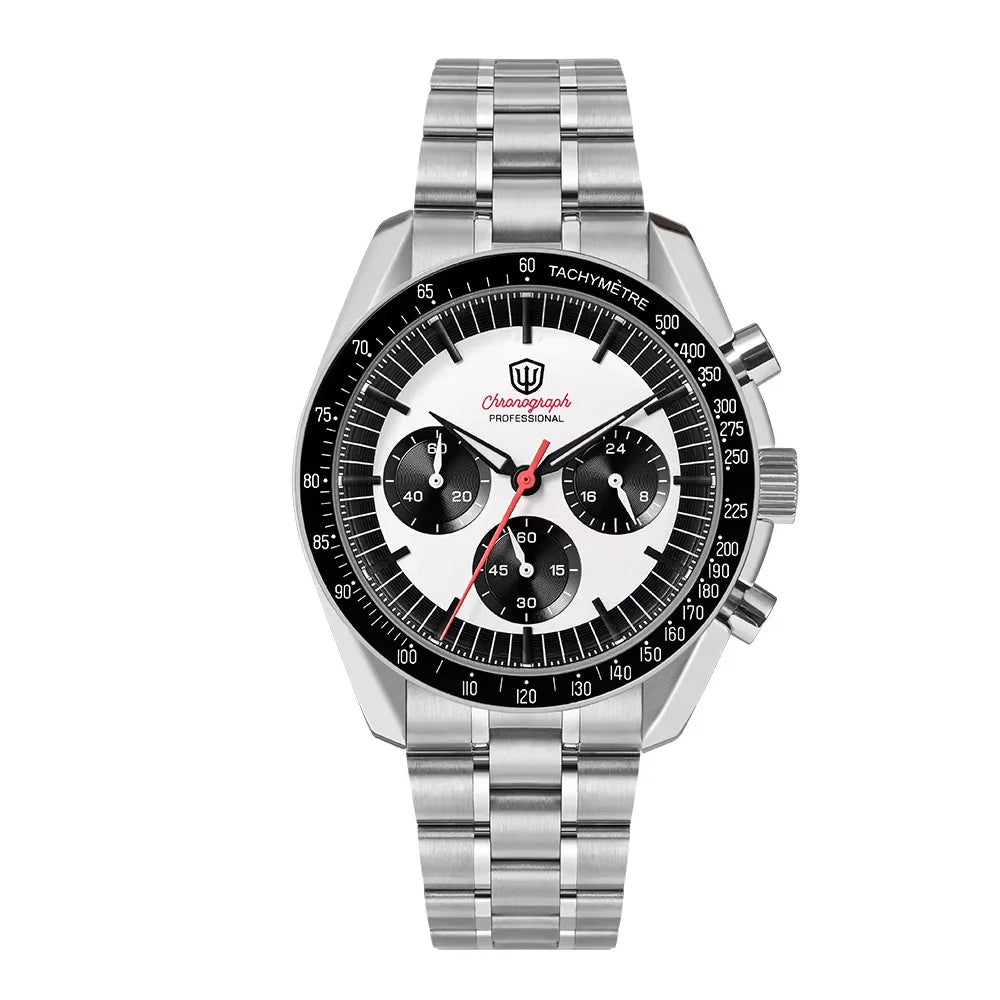 Watchdives New Wd1863 Quarz-Herrenuhr VK63 Chronograph Bubble-Saphirglas Wasserdicht 39Mm Stahl Top-Marke Luxus-Business-Uhr
