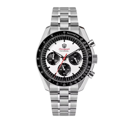 Watchdives New Wd1863 Quarz-Herrenuhr VK63 Chronograph Bubble-Saphirglas Wasserdicht 39Mm Stahl Top-Marke Luxus-Business-Uhr