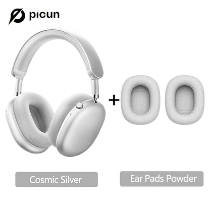 Auscultadores Sem Fios Picun F8MAX ANC com Cancelamento Ativo de Ruído Híbrido de 59dB, Áudio Espacial, Bluetooth 6.0, Over Ear, 180H