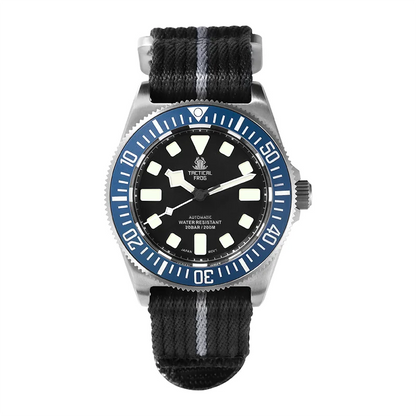 Relógio Mecânico Tactical Frog FXD V4, Movimento Automático NH35, Titânio, para Homem, 200m à Prova de Água, Safira, Luminoso, 42mm