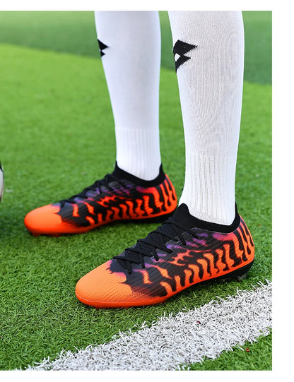 Chaussures de football professionnelles pour hommes, chaussures de football de société, crampons, chaussures de football d'intérieur et d'extérieur, chaussures d'entraînement originales, baskets rapides
