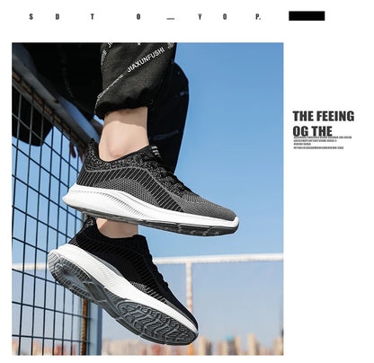 Leather Men's Sneakers Trendy Casual Italian Breathable Leisure Male Sneakers Non-Slip Footwear Men Vulcanized Shoes