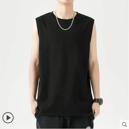 Son Goku Anime Dragon Ball Super Saiyan Harajuku Spring Summer Tank Top Casual Sports Fitness Pure Cotton Sleeveless Shirt Y2K