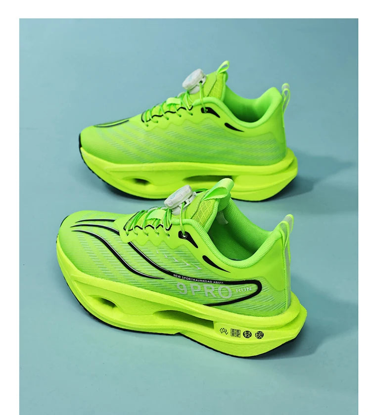 Zapatillas de running para hombre y mujer, transpirables, deportivas de competición, con amortiguación de carbono, ligeras, para jogging y entrenamiento masculino