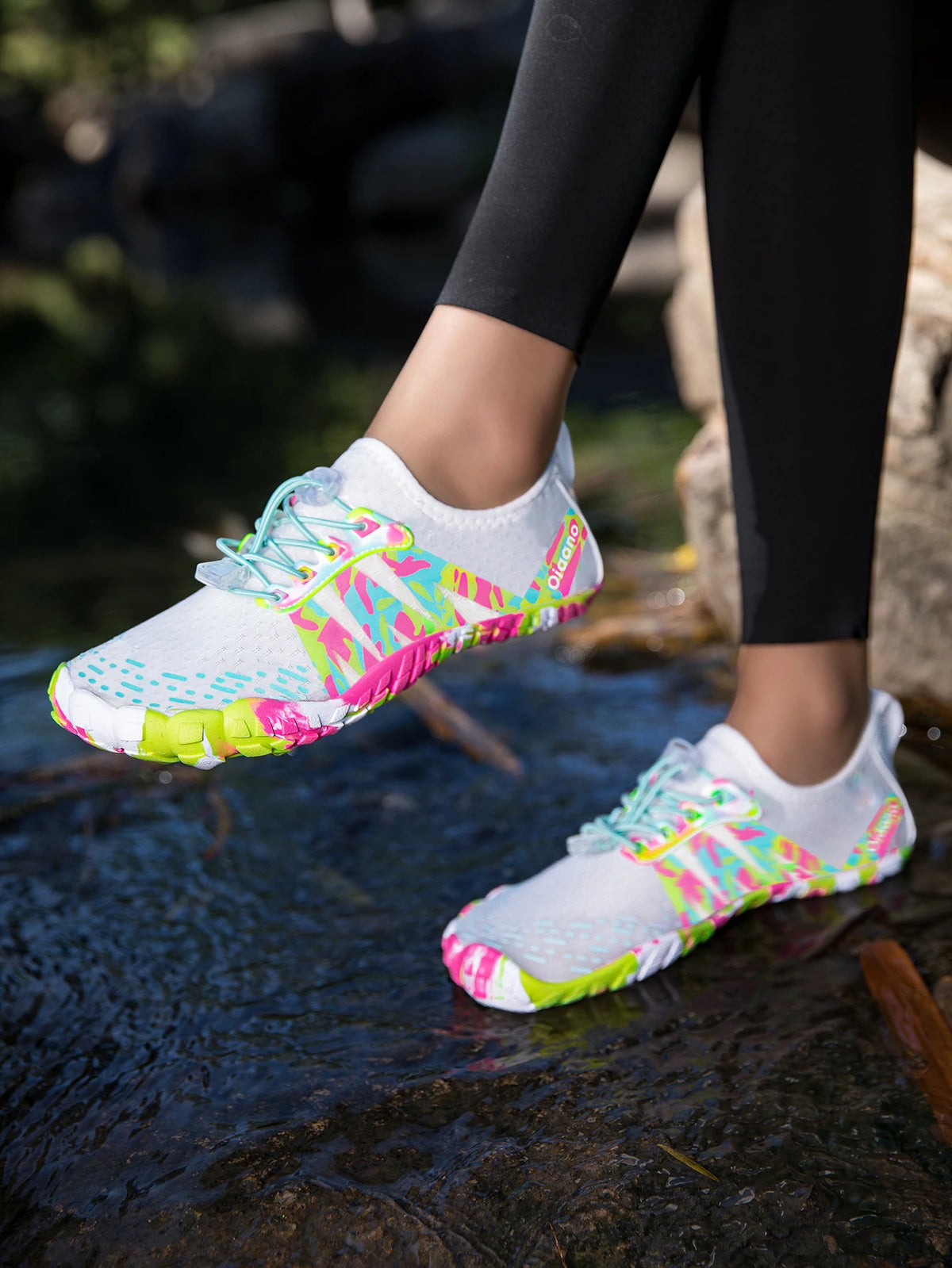 Oiaano New Camo Men Women Quick-Drying Beach Aqua Shoes Barefoot Water Booties Man Aquatic Sneaker Sports Athletic Walking