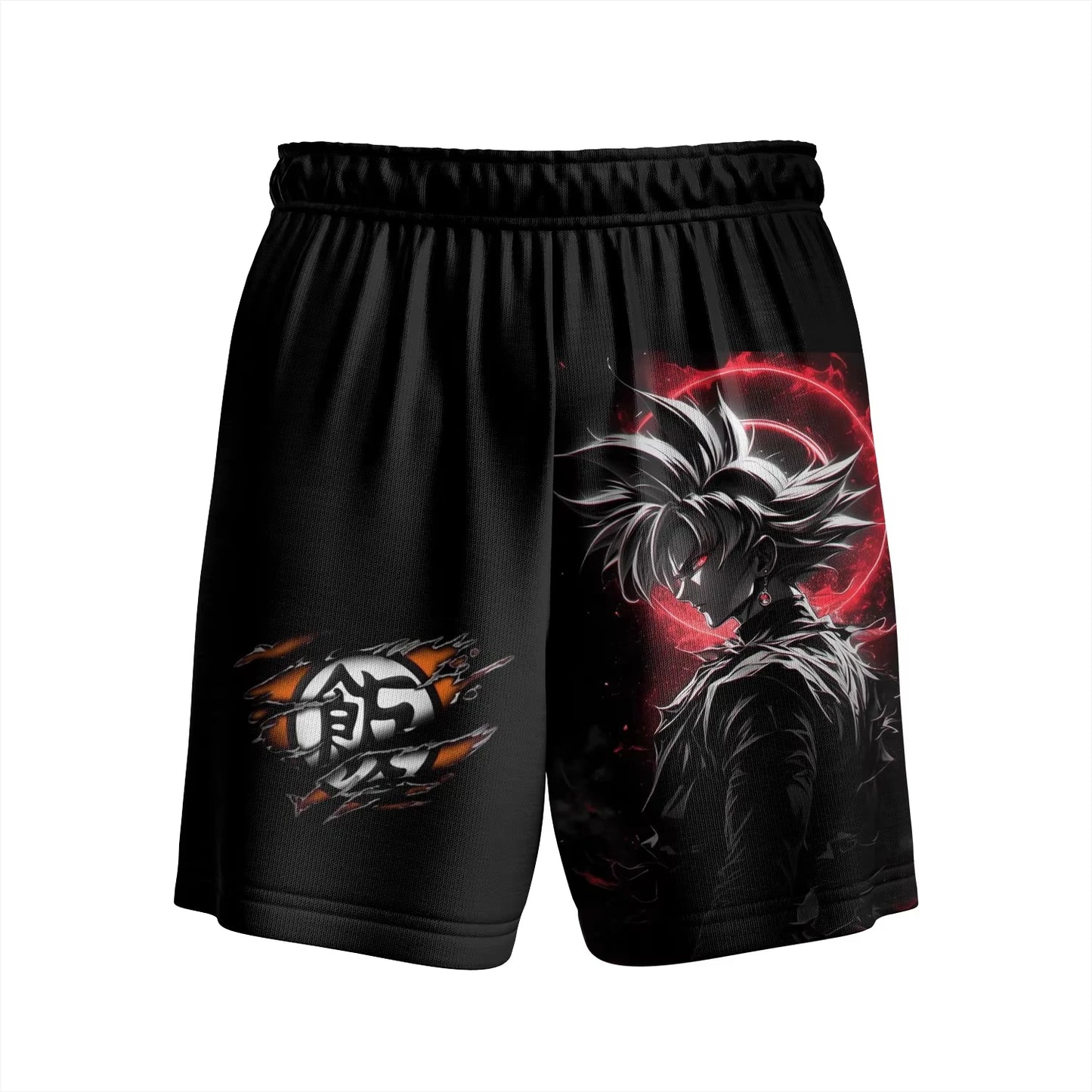 2026 Summer Dragon Ball Super Goku Black Anime Shorts Unisex Oversized 3D Print Casual Streetwear Shorts  for Adults & Kids