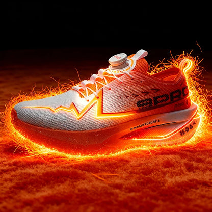 Men Marathon Running Shoes Carbon Board Speciality Sports Breathable Lightweight Women's Comfortable Athletic Nonskid Sneakers