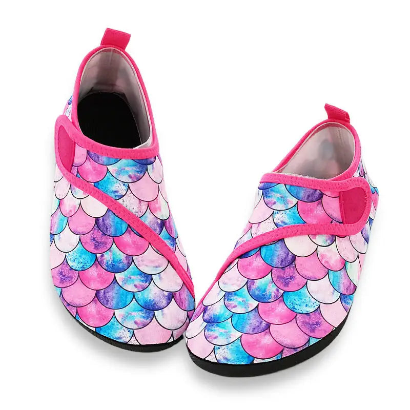 Weiche, faltbare Wasserschuhe für Jungen und Mädchen – Kinder-Strandschuhe für Sommer, Outdoor, Waten, Schwimmen, Surfen und Meer, schnell trocknende Aqua-Schuhe