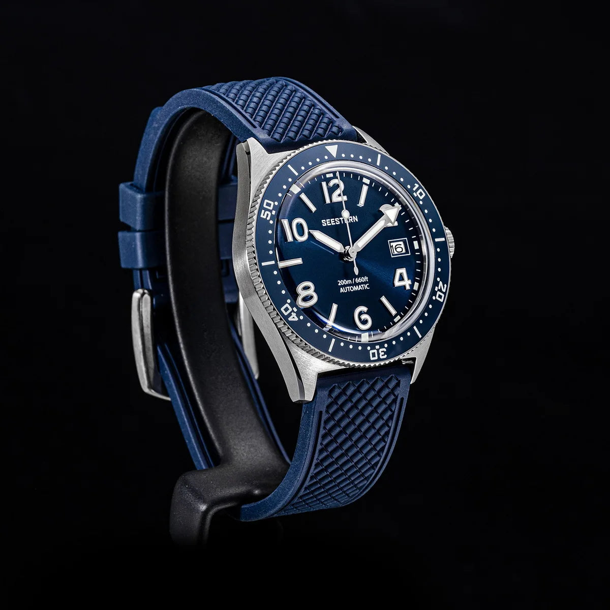 Sugess Diving Watch for Men Automatic Mechanical Wristwatches 20ATM Waterproof Sapphire NH35A Movement BGW9 Luminous New S434-2