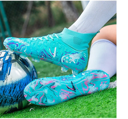 New Men's Professional Soccer Shoes Non-slip Football Boots Unisex Breathable Futsal Sports New Cleats Drop Shipping Ultralight