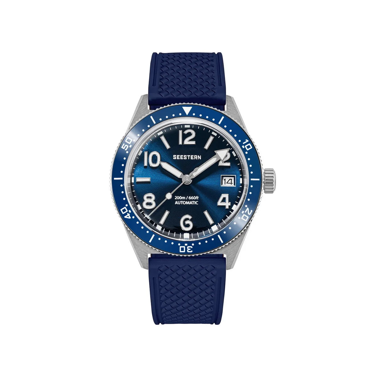 Sugess Diving Watch for Men Automatic Mechanical Wristwatches 20ATM Waterproof Sapphire NH35A Movement BGW9 Luminous New S434-2