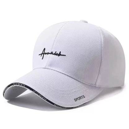 Unisex SPORTS Embroidery Baseball Caps Spring Autumn Outdoor Adjustable Casual Hats Sunscreen Hat Sports Cap