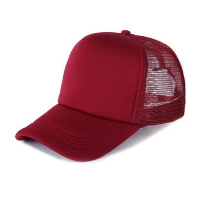 Customized Logo Mesh Baseball Caps Men Women 5 Panel Cheaper Trucker Hats Sports Team Snapback Caps Summer Sun Dad Hat Gorras
