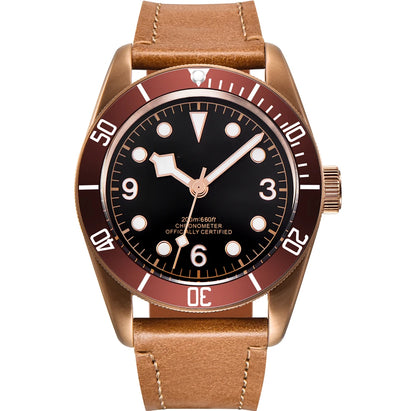 Luxury Japan Corgeut 41mm Automatic Men's Watch PVD Case Sapphire Military Male 10BAR wim Watches Luminous Mechanical Wristwatches