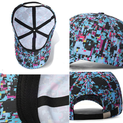 Summer Graffiti Light Board Baseball Cap Unisex Outdoor Sun Protection Hat Fashion Sports Cap Casual Duckbill Cap