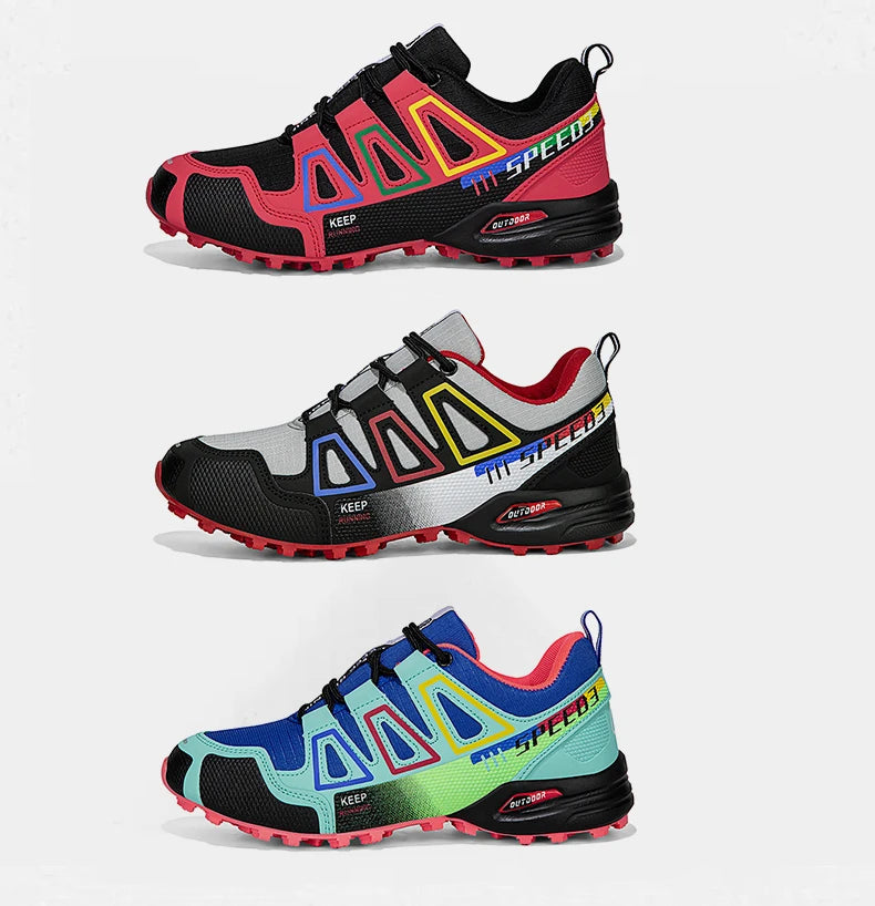 Men's Waterproof Hiking Shoes Wear-Resistant Outdoor Leather Hiking Hunting Tactical Sports Shoes