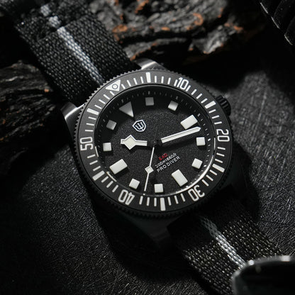 Watchdives EXD 40Mm Titanium Dive Watch Man VH31 Sweep Quartz Watches 200 Waterproof Ar Sapphire BGW9 Luminous 316L Wristwatch