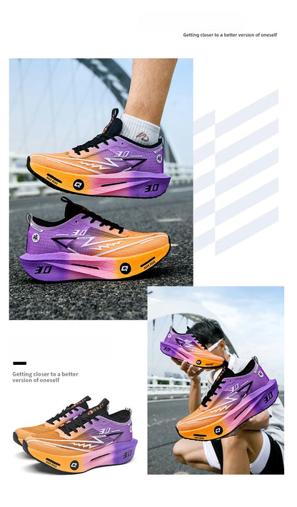Men Sneakers Mesh Comfort Tennis Shoes 2025 Men's Running Carbon Board 3.0 Cushion Sports Training Jogging Speciality Jog Shoes