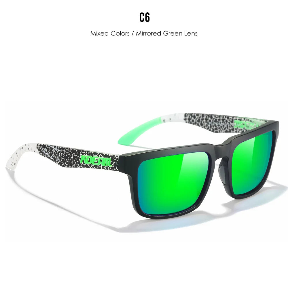 New Colors KDEAM-PLUS Large Size Square Unisex Sunglasses Polarized Photochromic Oversized Sun Glasses Fashion Anti Glare Mirror