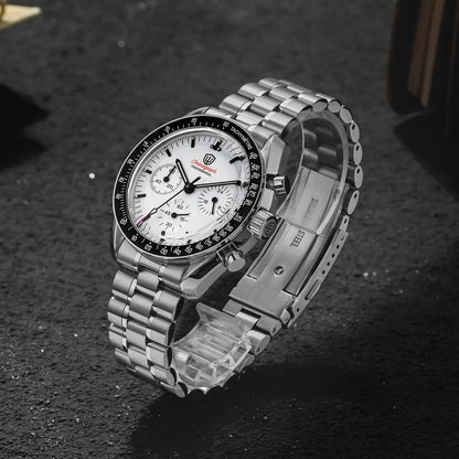Watchdives New Wd1863 Quarz-Herrenuhr VK63 Chronograph Bubble-Saphirglas Wasserdicht 39Mm Stahl Top-Marke Luxus-Business-Uhr