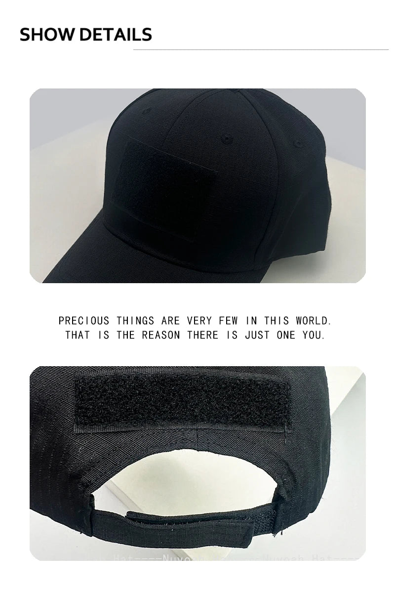 Velcro Strap CAMO Outdoor Baseball Hats Sunshade American New Unisex Versatile Sports Fashion Personal Peaked Caps Tactic Riding