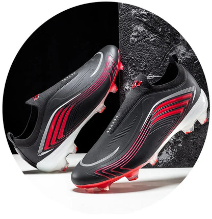 Nouvelles chaussures de football pour hommes, chaussures de football de haute qualité pour l'entraînement, crampons pour terrain gazonné, baskets très vendues, chaussures de futsal pour matchs en salle, antidérapantes po