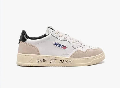 New KWUN AUTRY Men Women Sports Low Top Casual Board Shoes Running Shoes White Shoes Genuine Leather