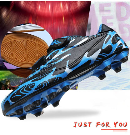 Kinder-Fußballschuhe für die Schule, professionelle Fußballstollen für Rasen, Trainings-Sportschuhe für Jungen, Outdoor- und Futsal-Fußballschuhe 28-38