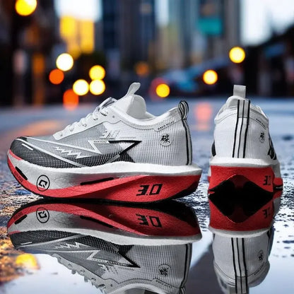 Running Shoes with Specialty Carbon Plate, Marathon Men’s Sports, Breathable, Lightweight, Comfortable Women’s Athletic Non-Slip Sneakers