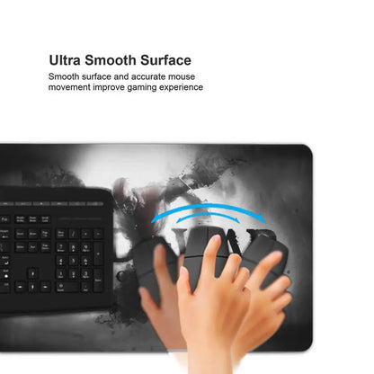 Xxl Mouse Pad God of War Gaming Accessories Keyboard Computer Carpet Game Desk Mat 90x40cm Large Pc Gamer Cabinet Table Mousepad